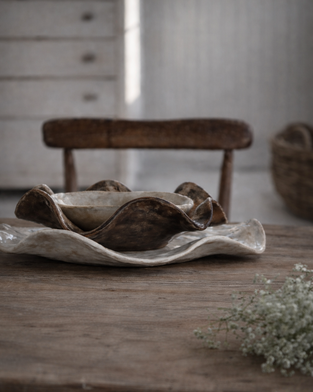 Dinner Plate in Stone