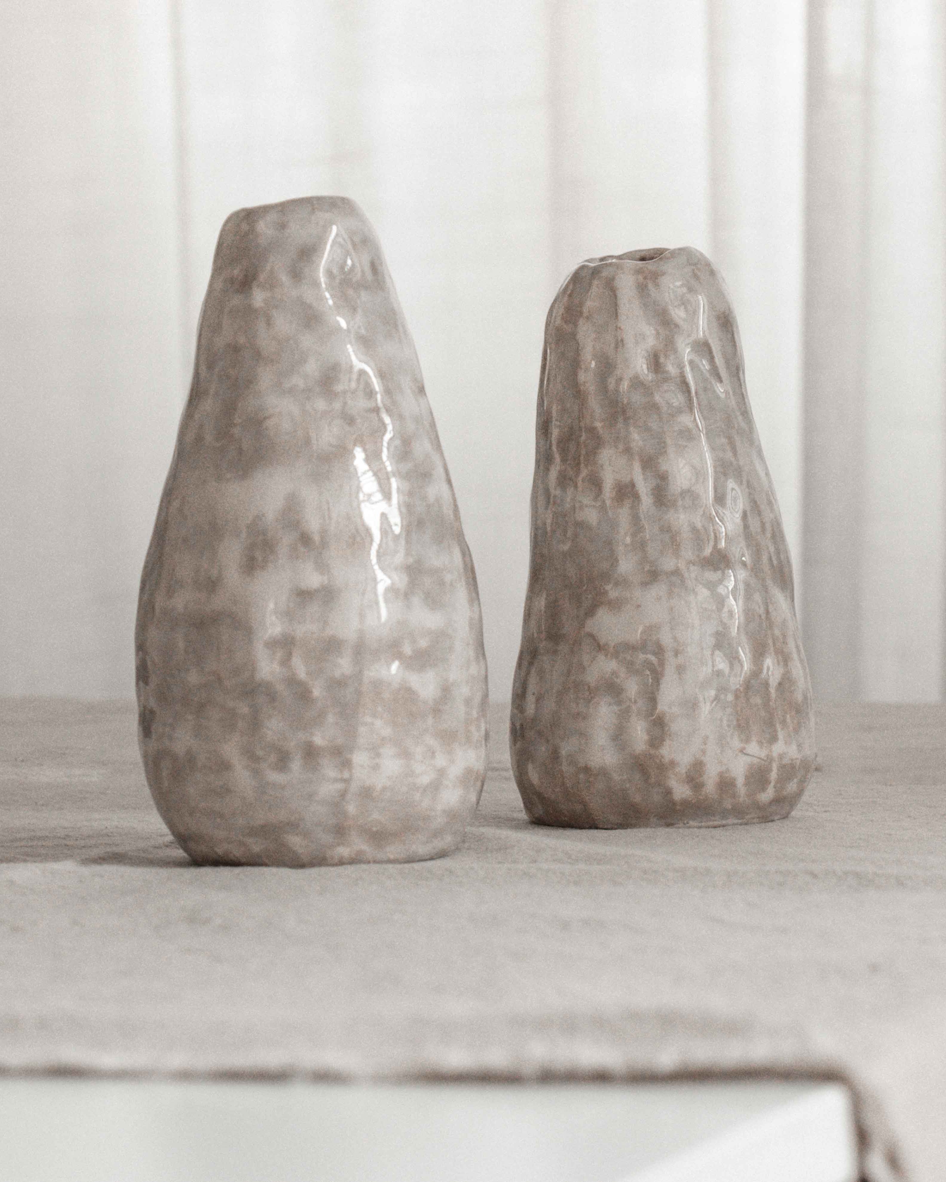 Volcano Vase in Stone