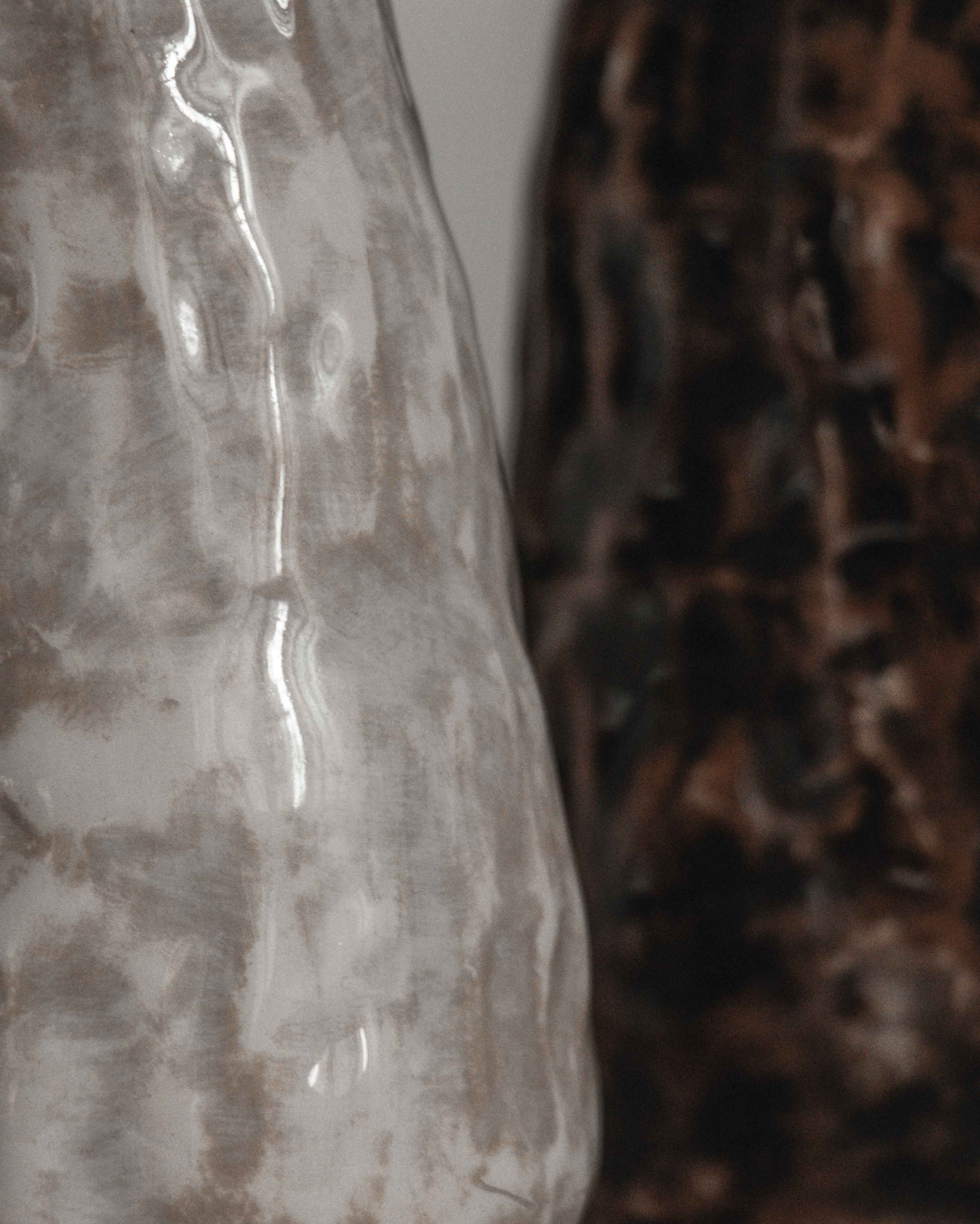 Volcano Vase in Stone