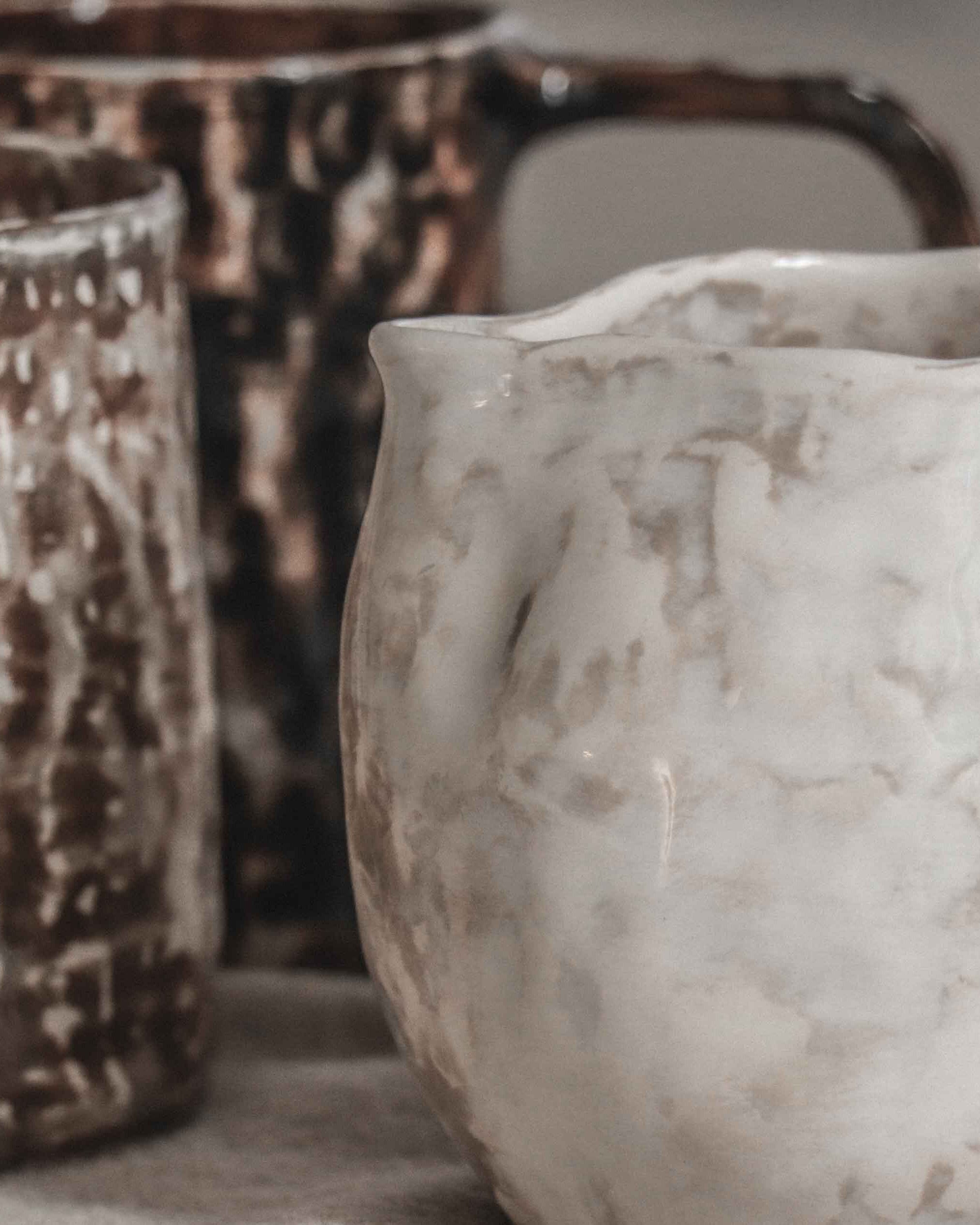 Serving Pitcher in Stone