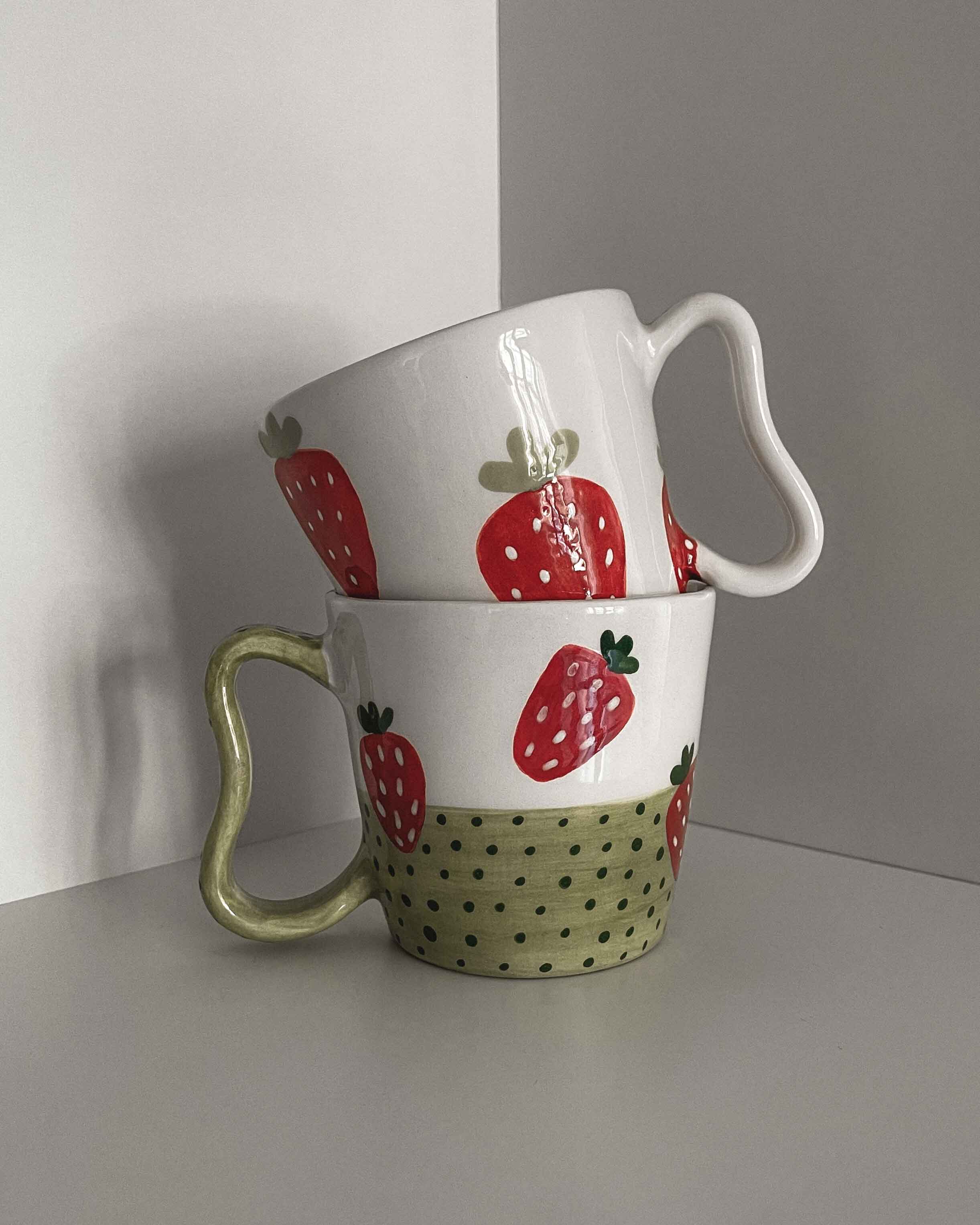 Berry Meadow Squiggle Mug