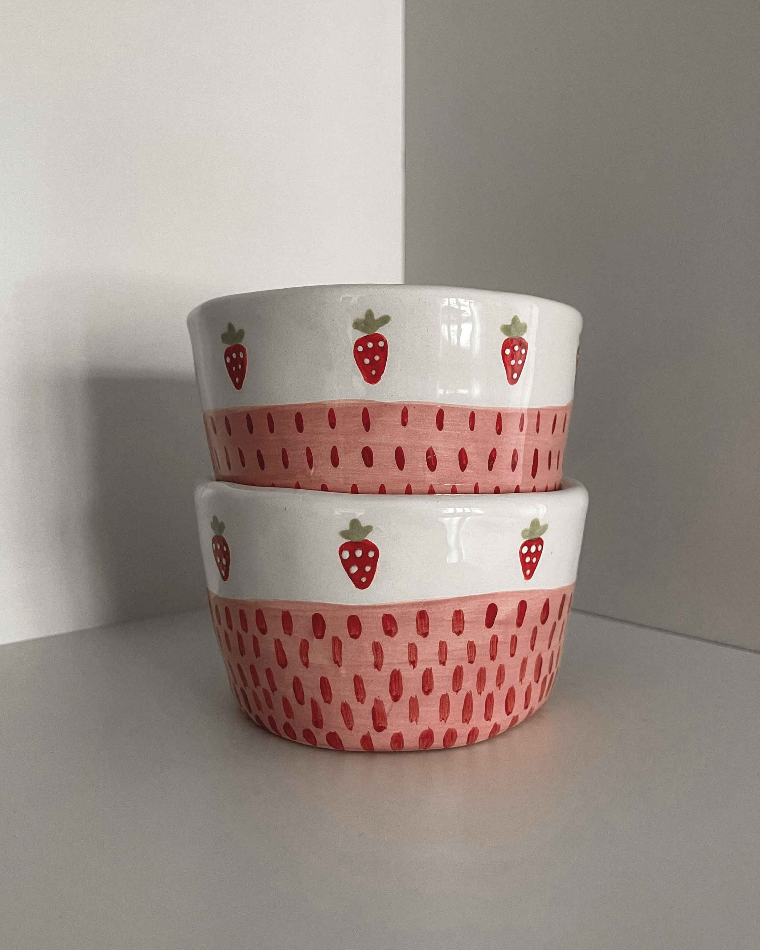 Berry Drizzle Small Bowl