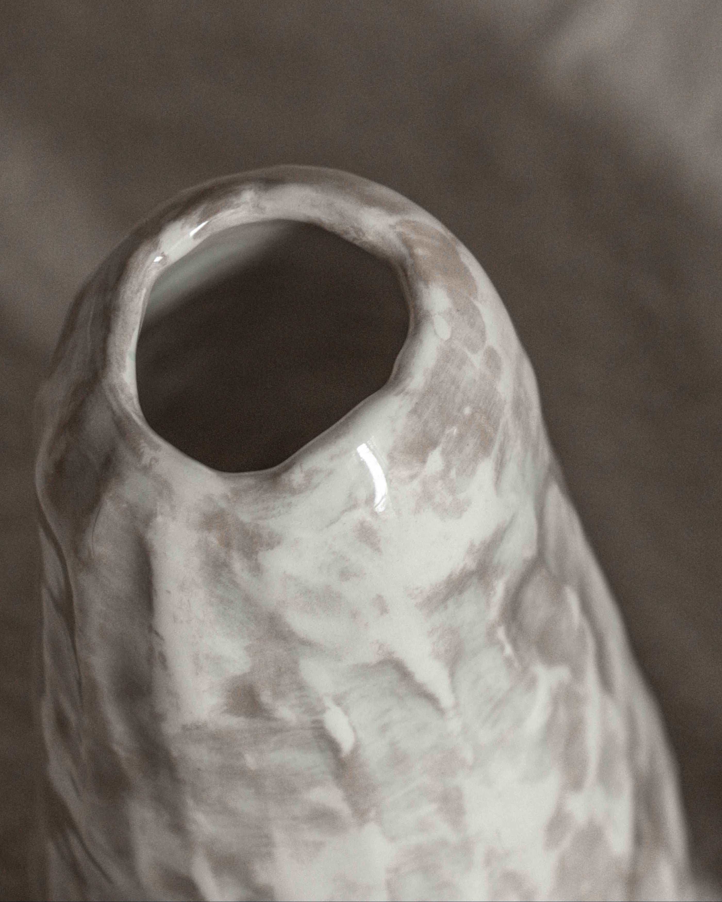 Volcano Vase in Stone