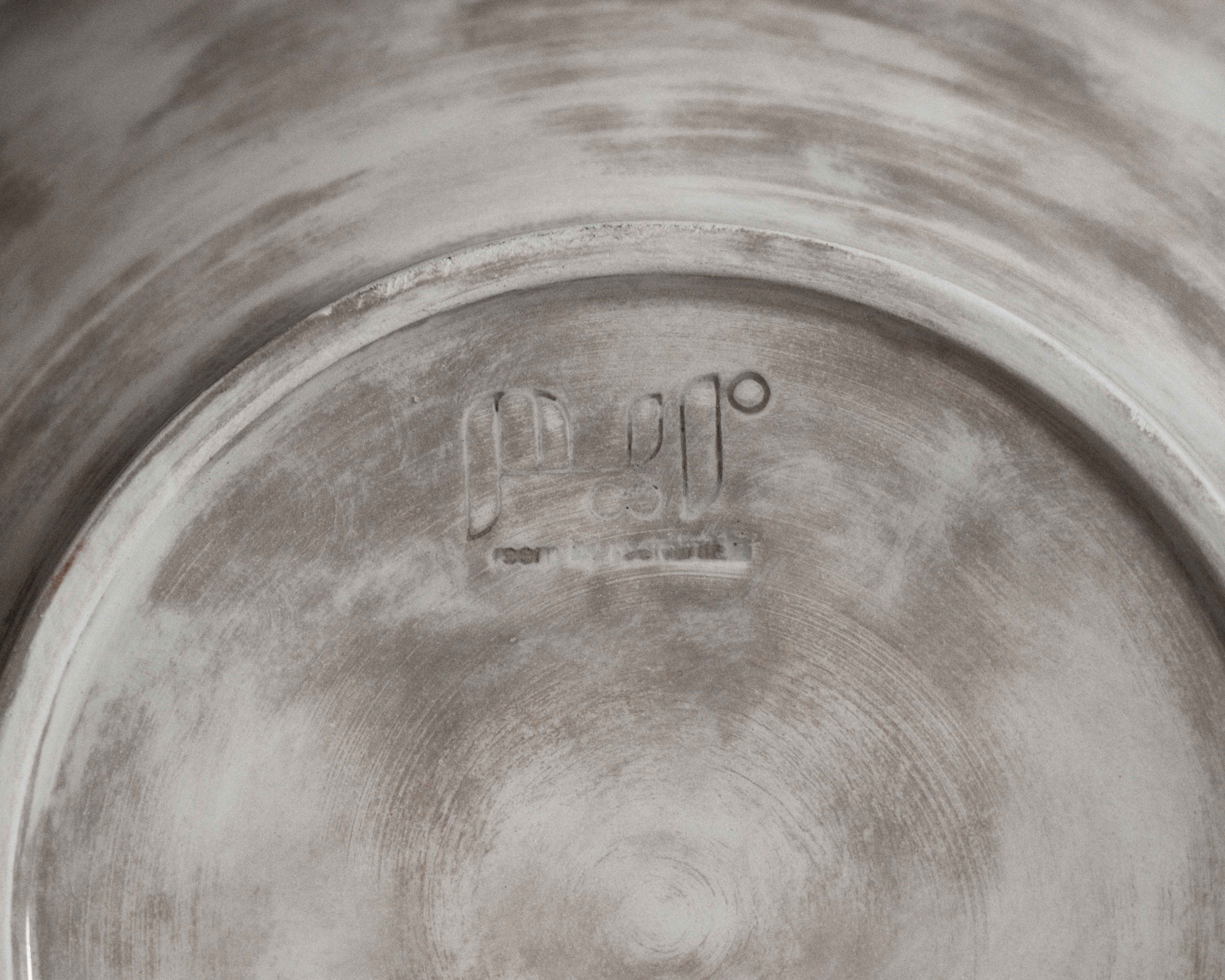Ramen / Salad Bowl with Round Edge in Stone