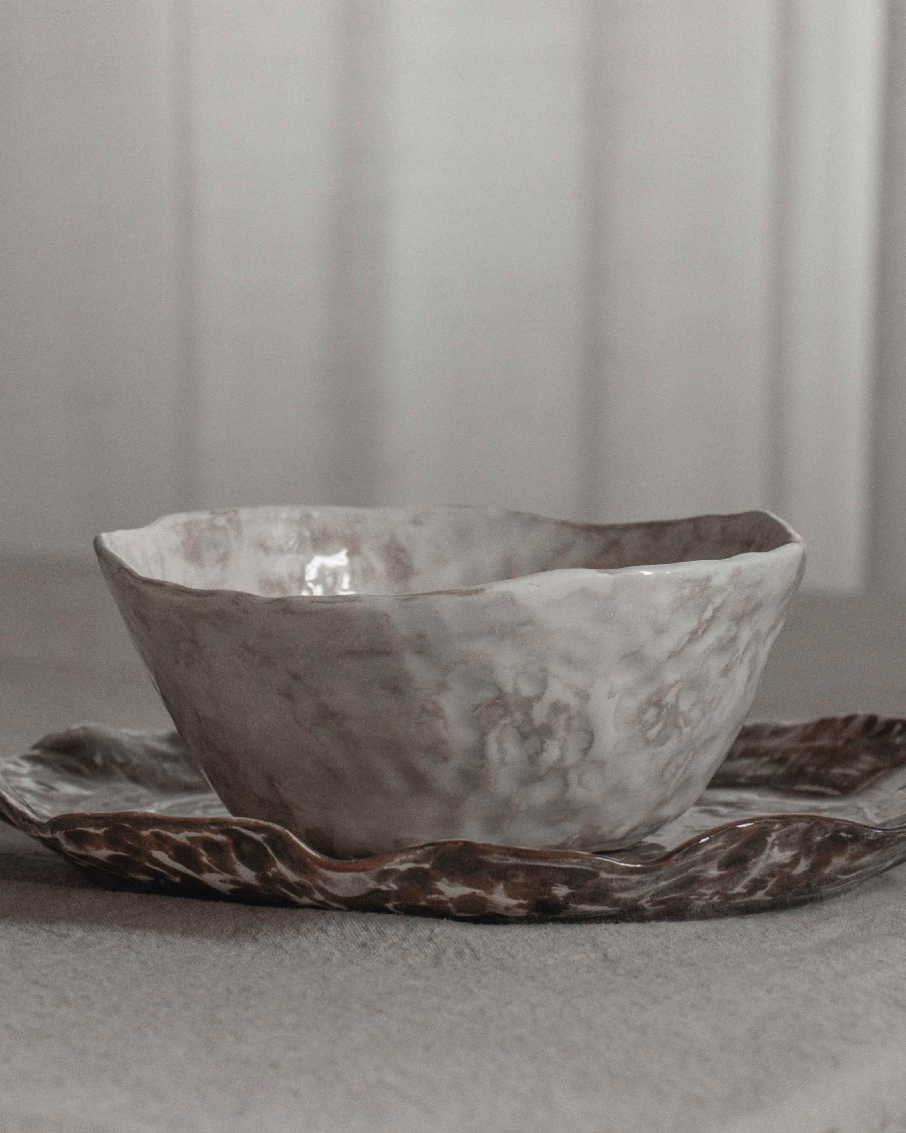 Salad / Porridge Bowl in Stone