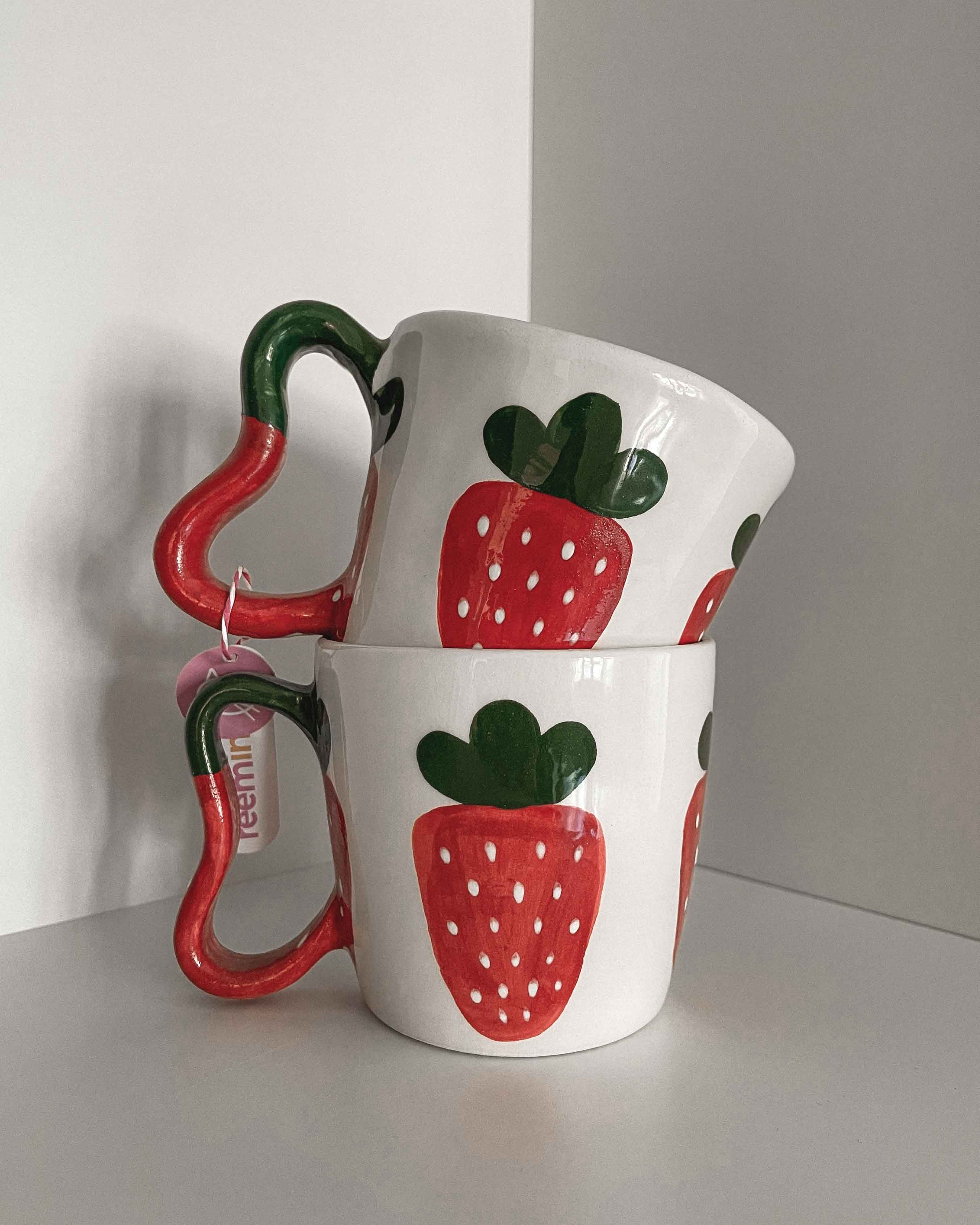 Berry Bold Squiggle Mug