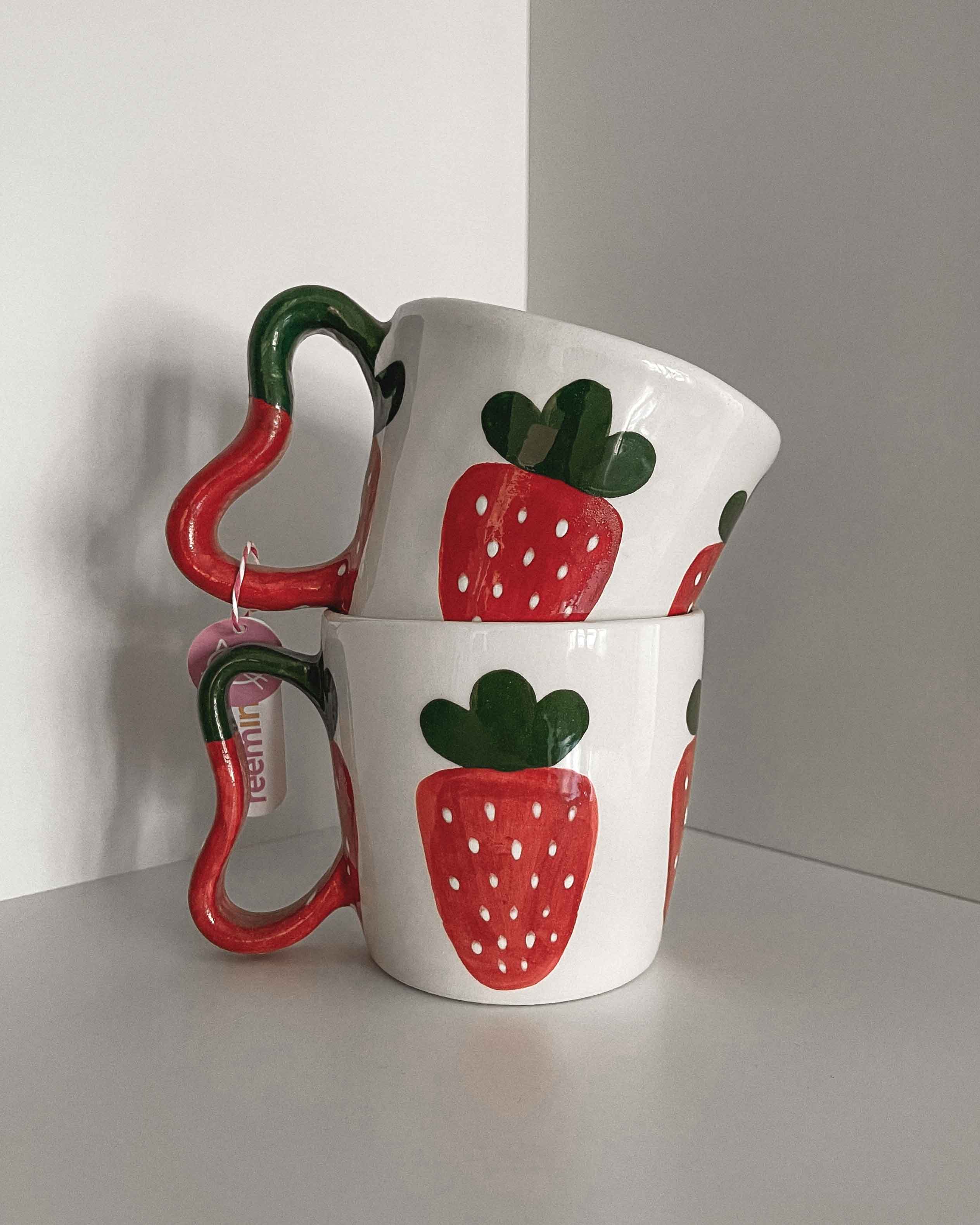 Berry Bold Squiggle Mug