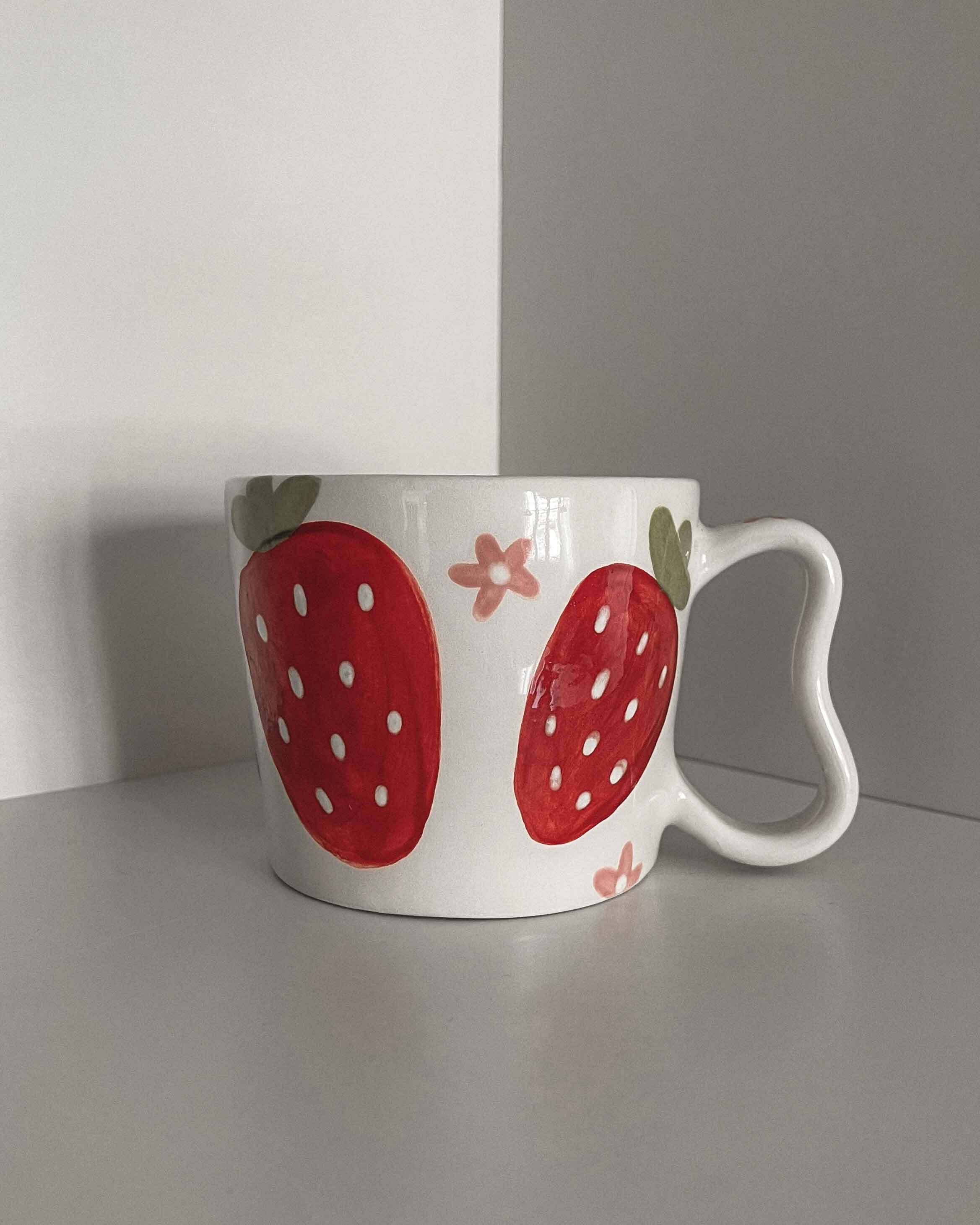 Berry Blossom Squiggle Mug