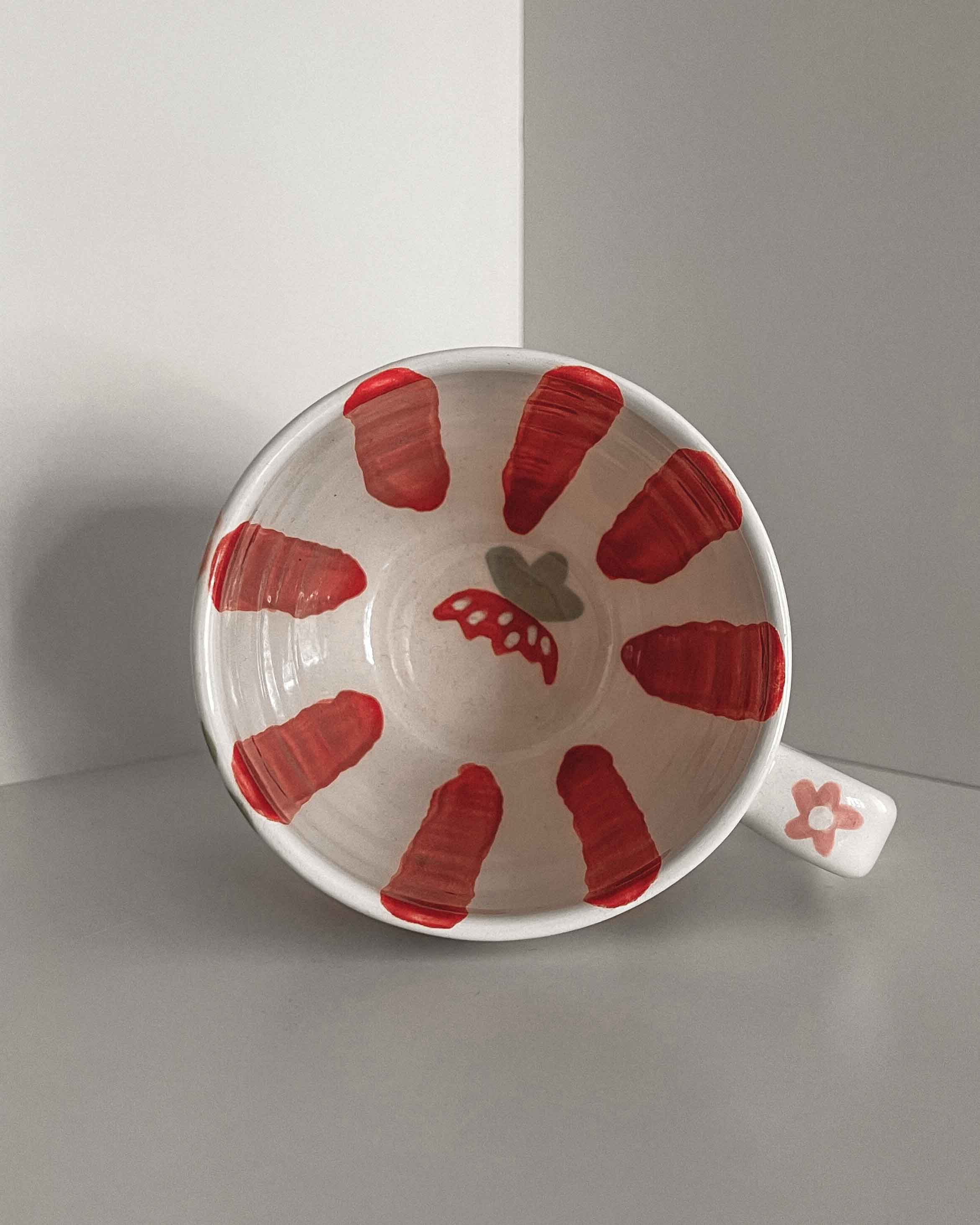 Berry Blossom Squiggle Mug