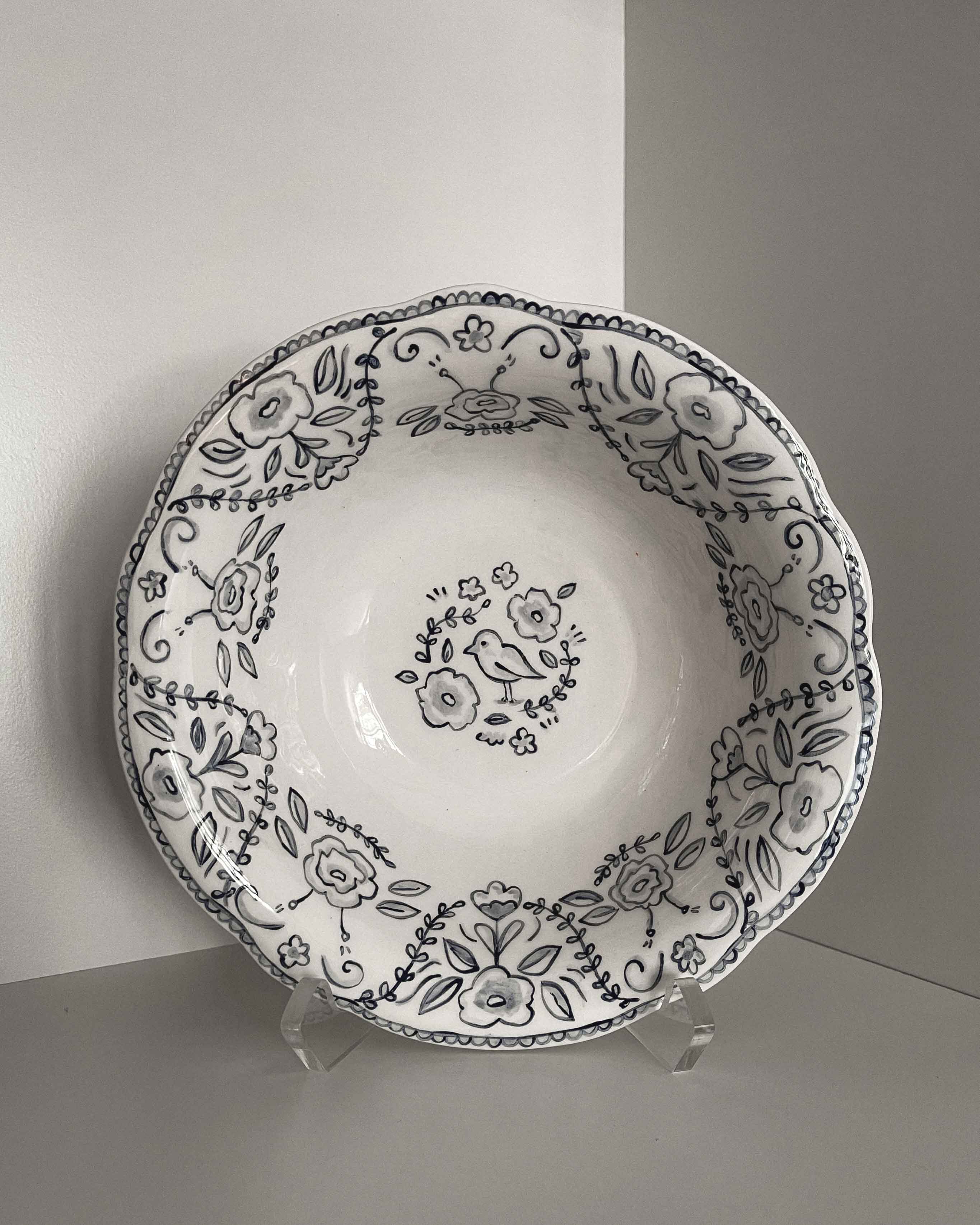 Nadja Vintage Flower Bowl