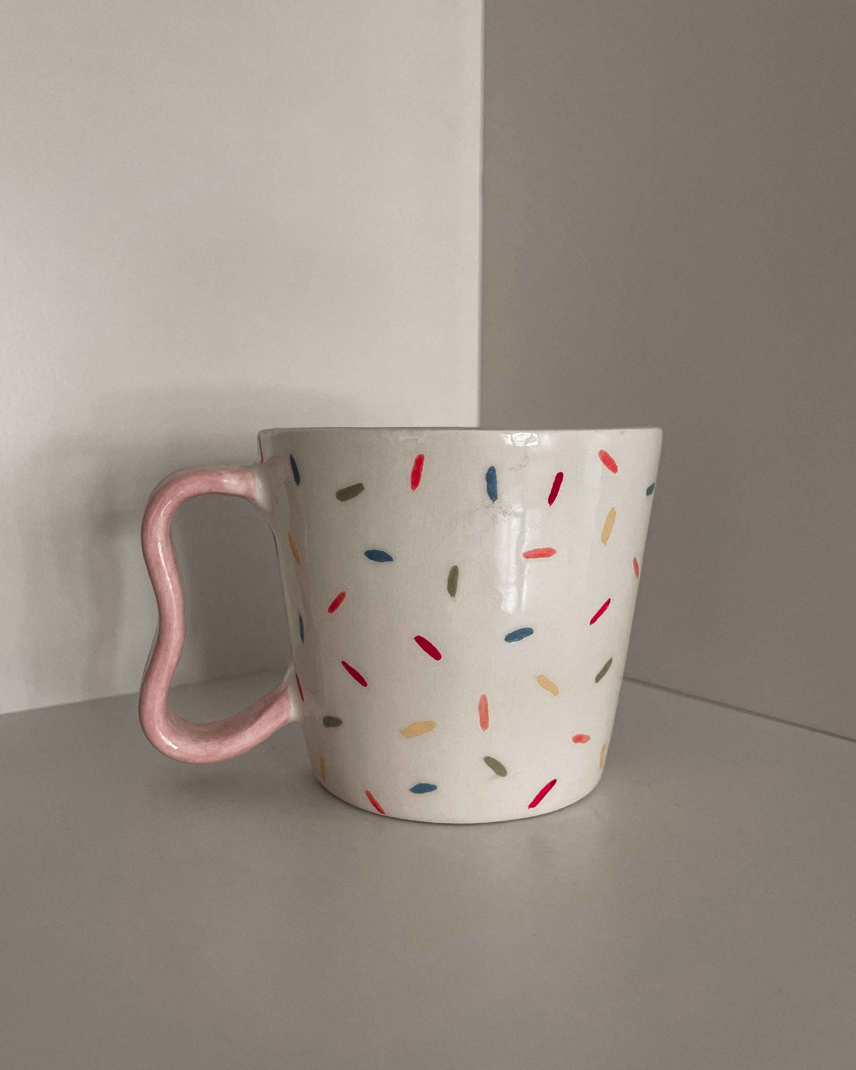 Ice Cream Sprinkles Squiggle Mug