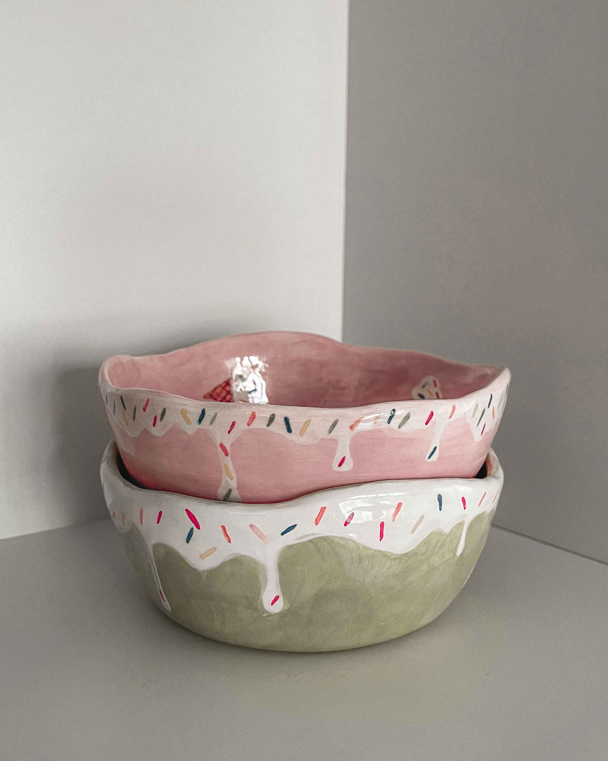 Ice Cream Cereal Bowl